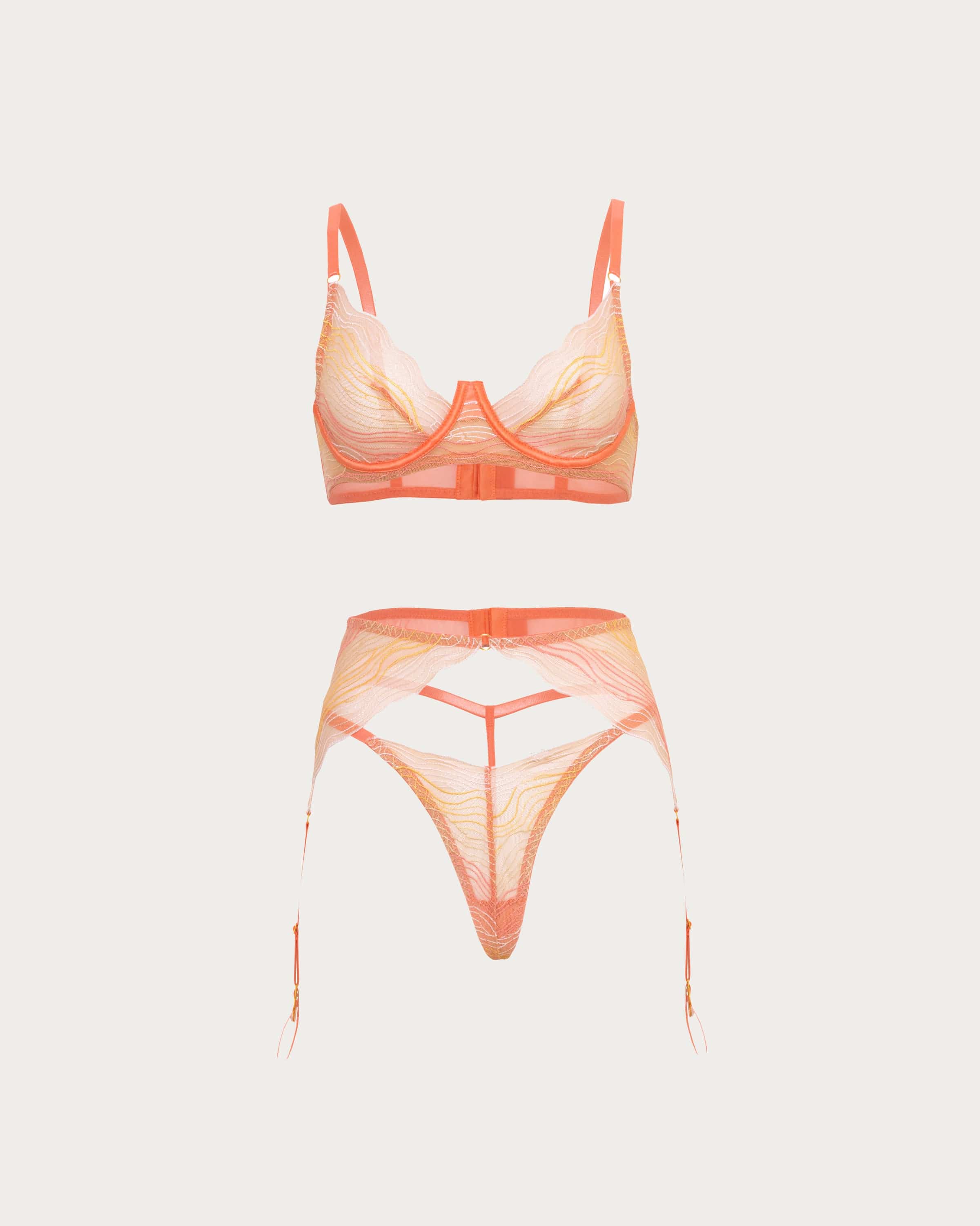 conjunto-lenceria-naranja-encaje-transparente-sexy-room-service