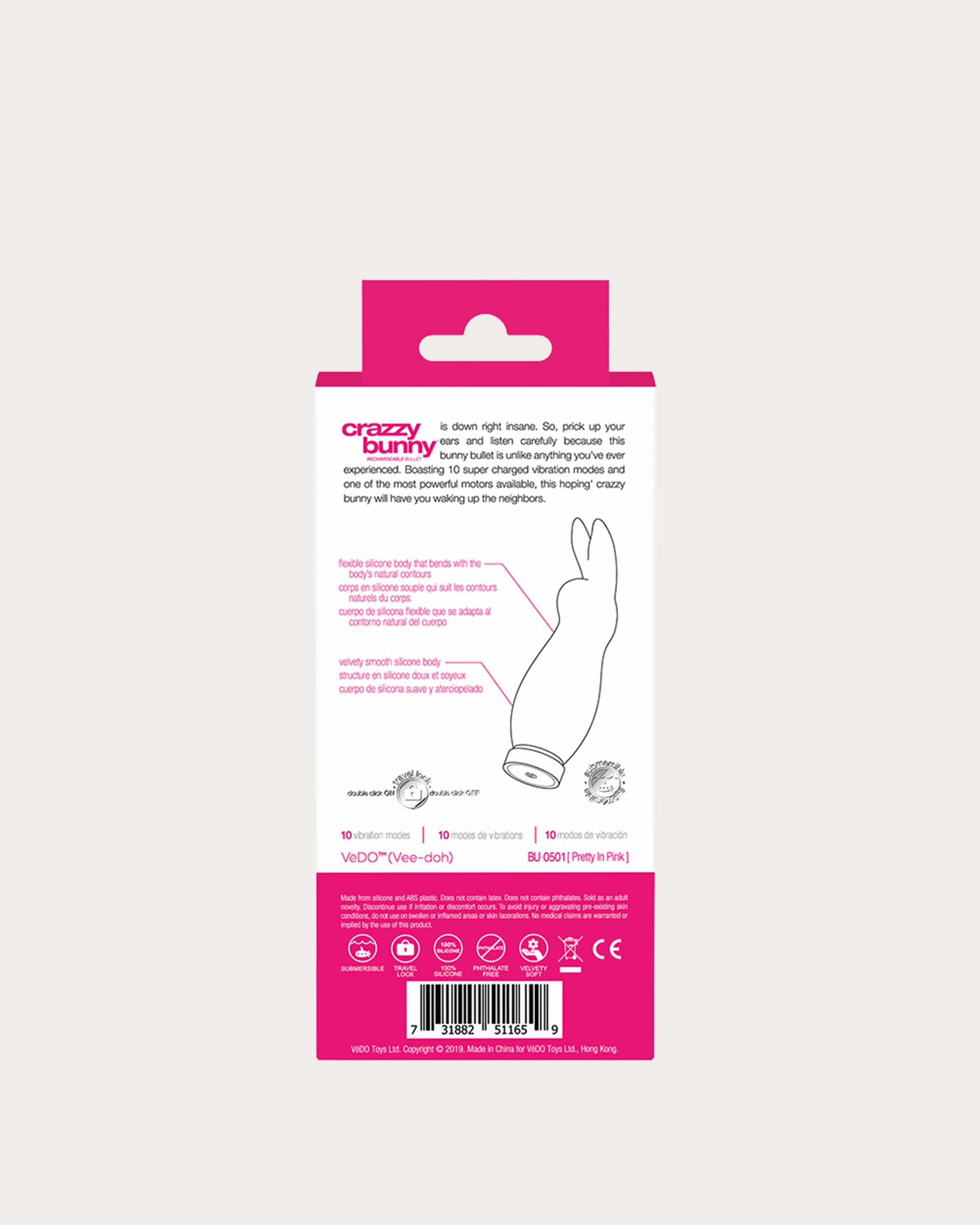 Crazzy Bunny Vibrador - Room Service