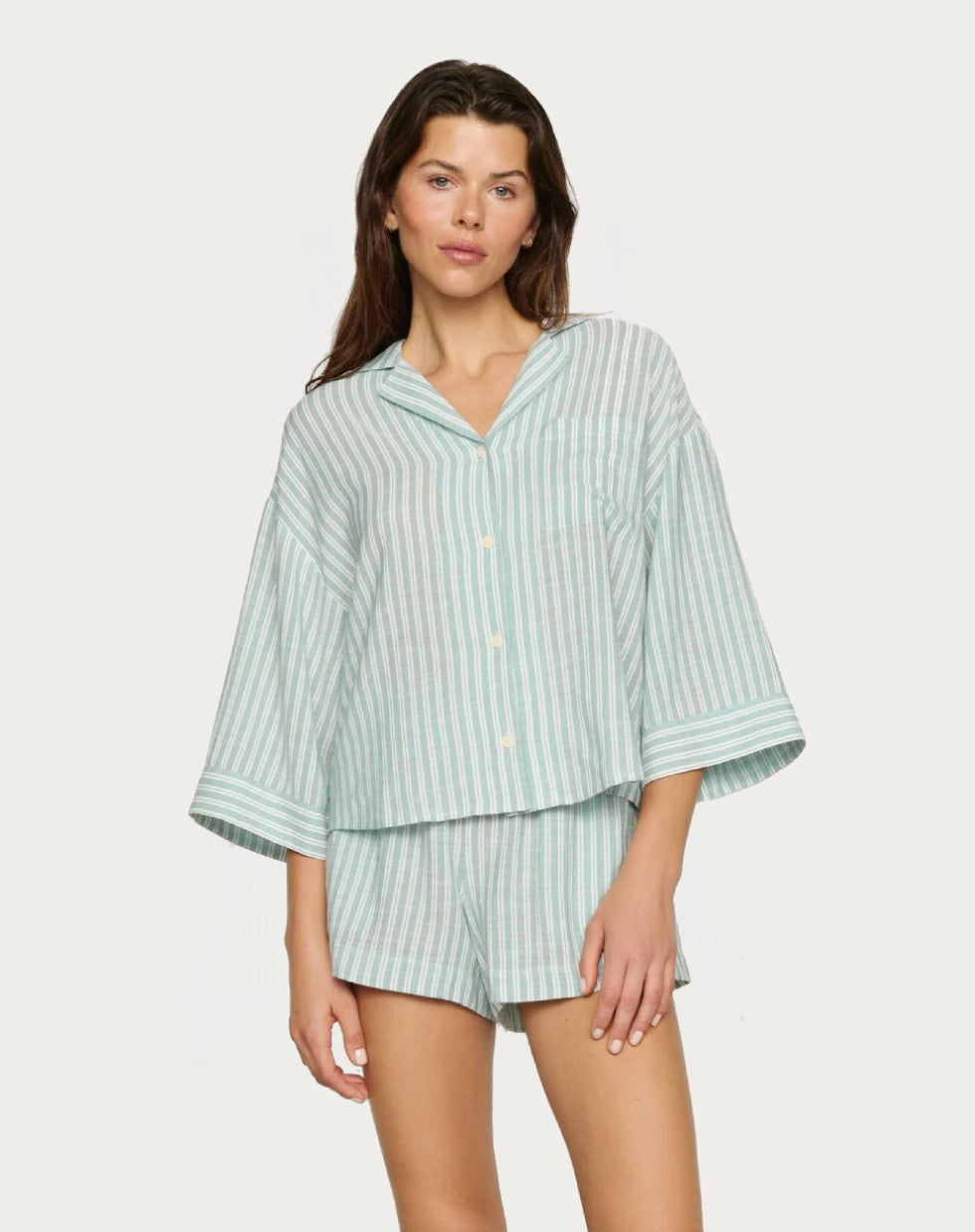 Eberjey Nautico Relaxed Short Pj Set - Room Service
