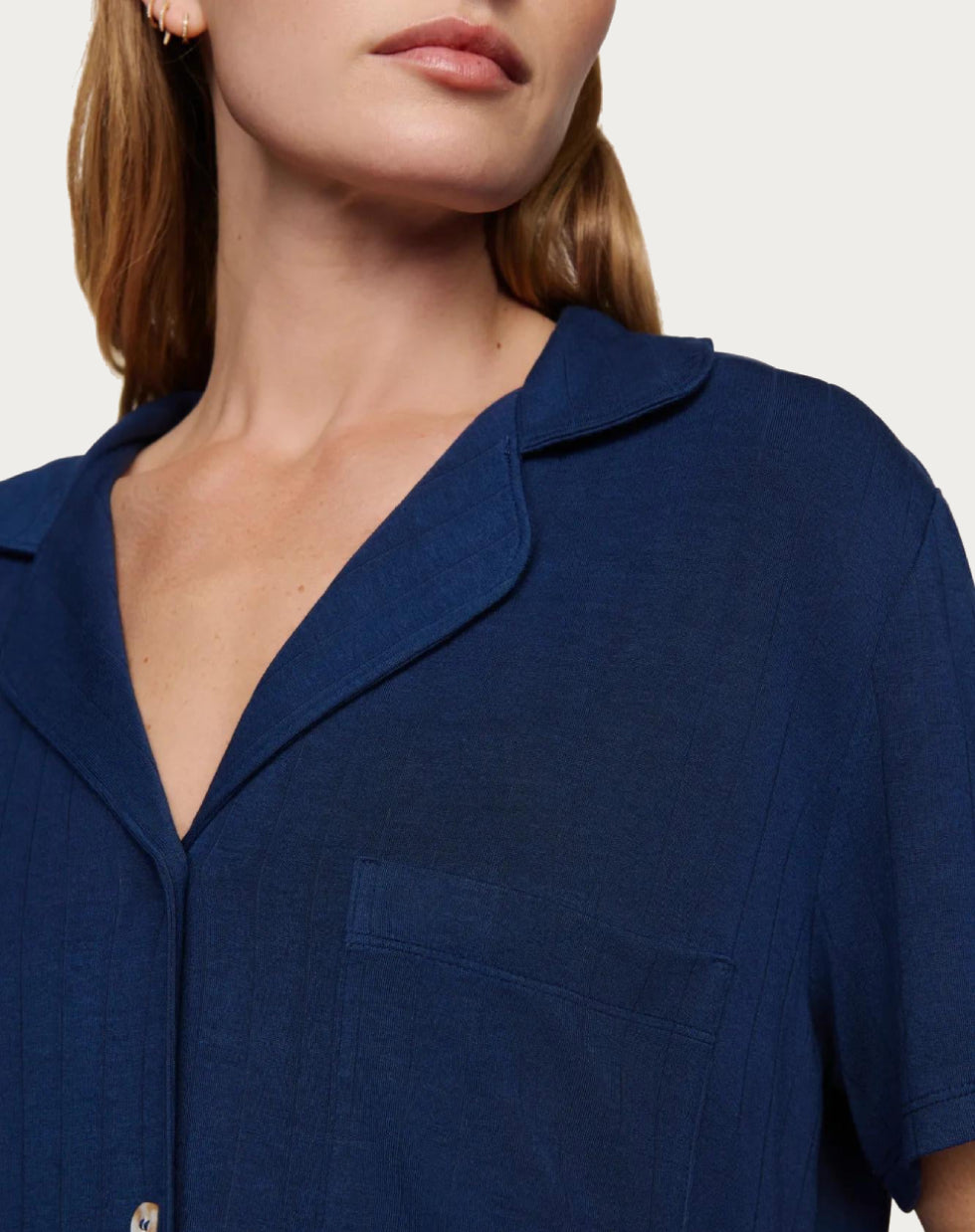 Eberjey Gisele TENCEL™ Modal Rib Relaxed Short PJ Set - Room Service