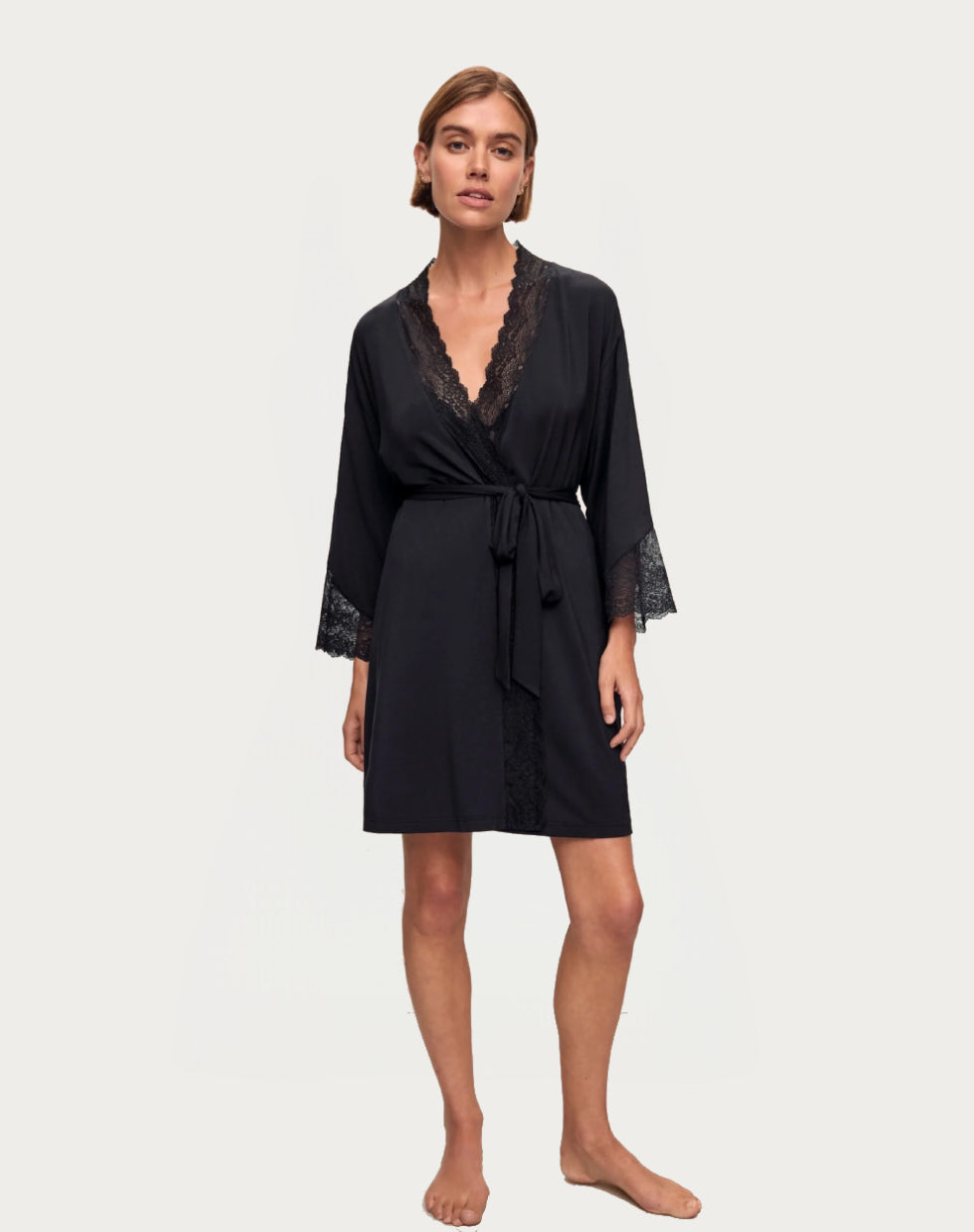 Eberjey Lara TENCEL™ Modal Short Robe - Room Service