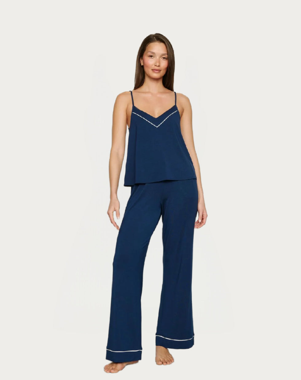 Eberjey Gisele TENCEL™ Modal V Neck Cami & Pant PJ Set - Room Service
