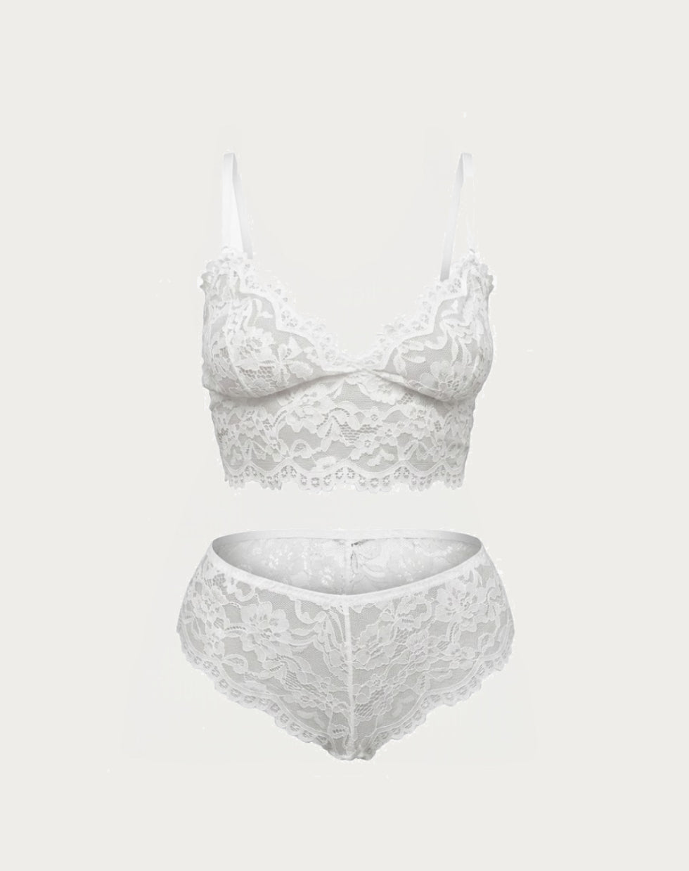 Kilo Brava Lace Longline Bralette Set - Room Service
