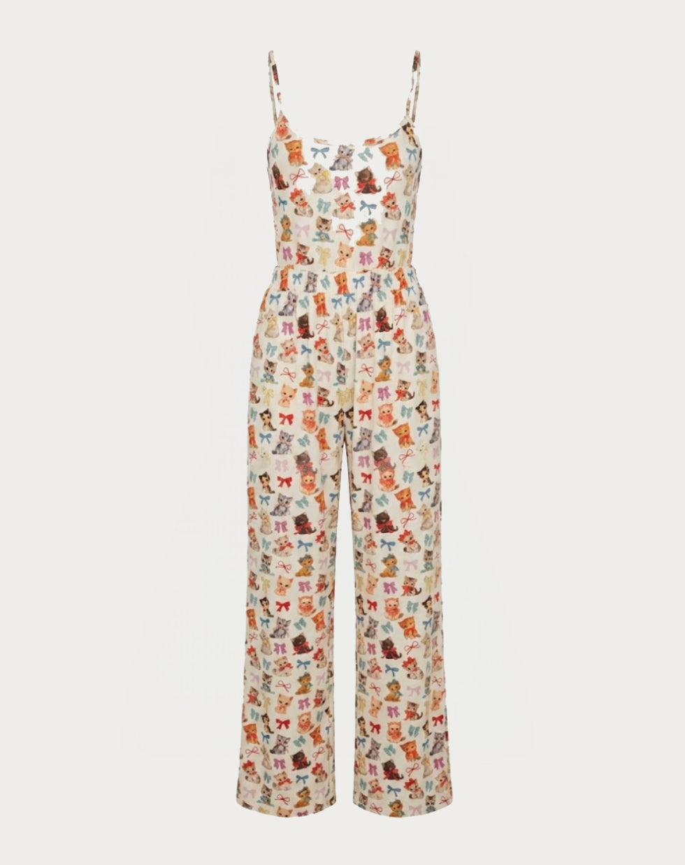 Kilo Brava Kittens & Bows Pijama Set - Room Service