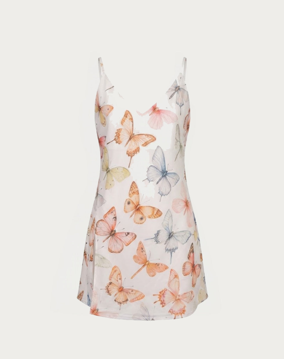 Kilo Brava Pastel Wings Maxi Robe and Mini Slip - Room Service