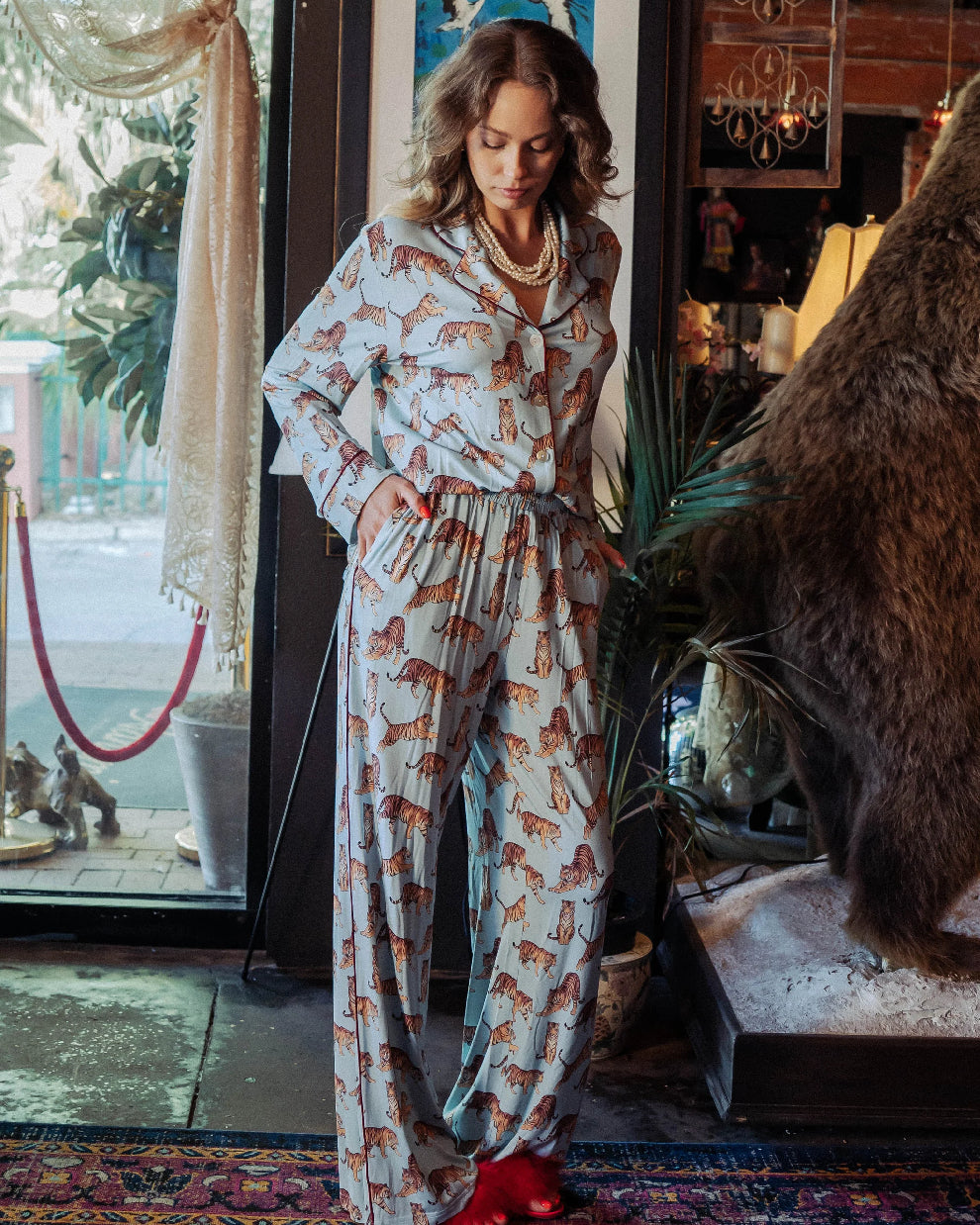 Kilo Brava Temting Tigers pj Set - Room Service